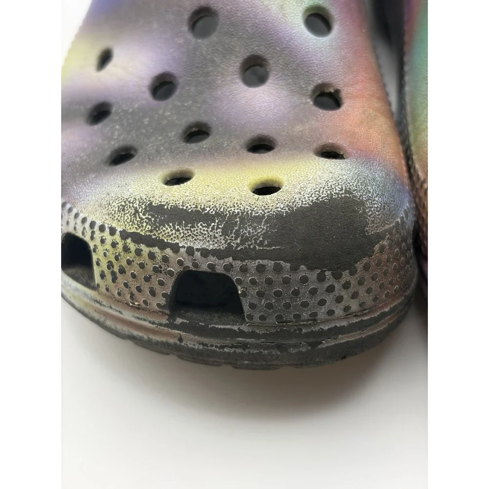 Crocs Classic Solar Rainbow Tie Dye Clogs Youth C 12